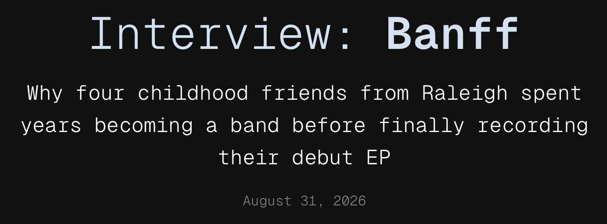 blanktapes interview
